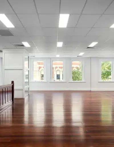 Barrack St Perth CBD wood floor interior