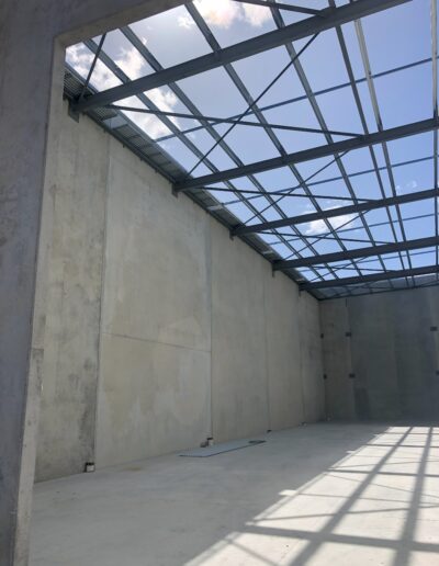 Tilt up panel construction site